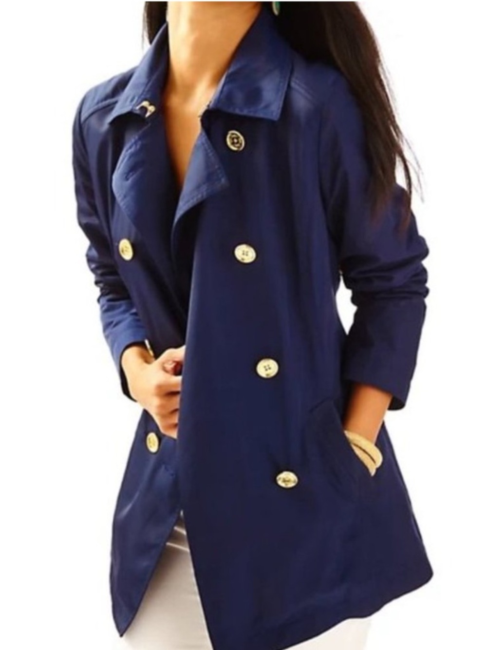 Lilly Pulitzer Lilly Palm Beach Jacket - true navy